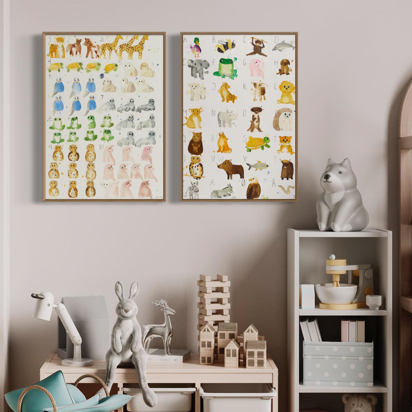 Børne ABC plakat