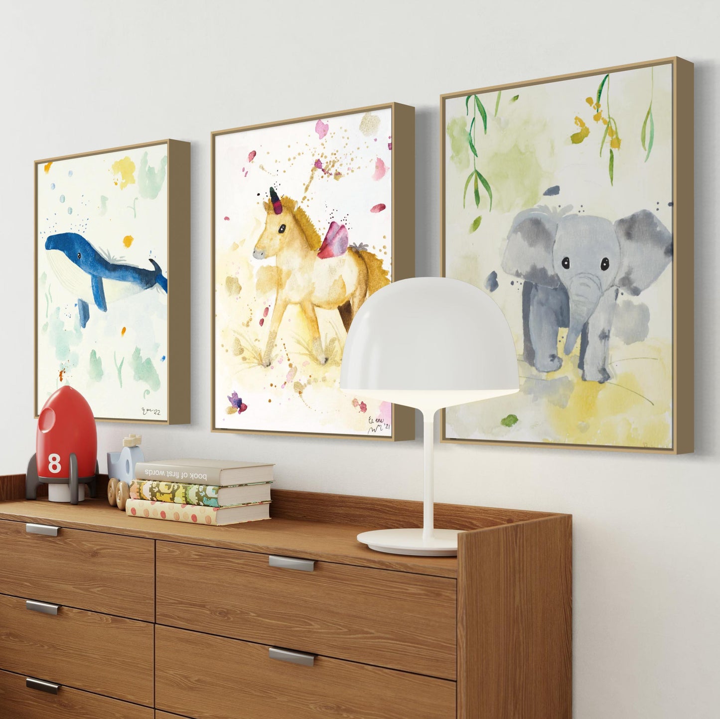 Børne Blåhvalplakat