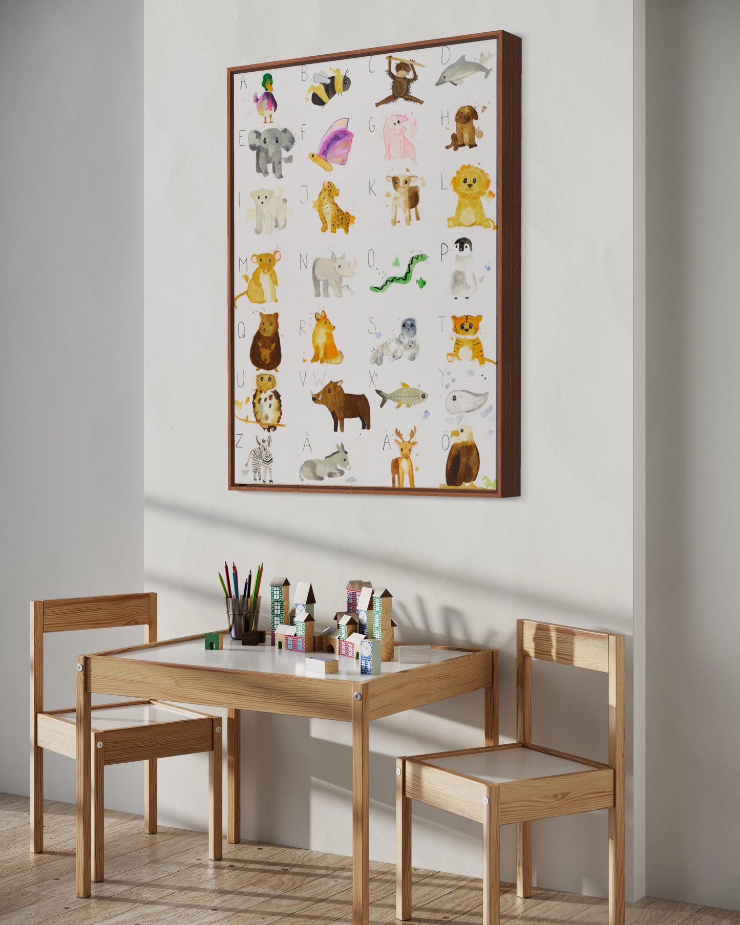 Børne ABC plakat