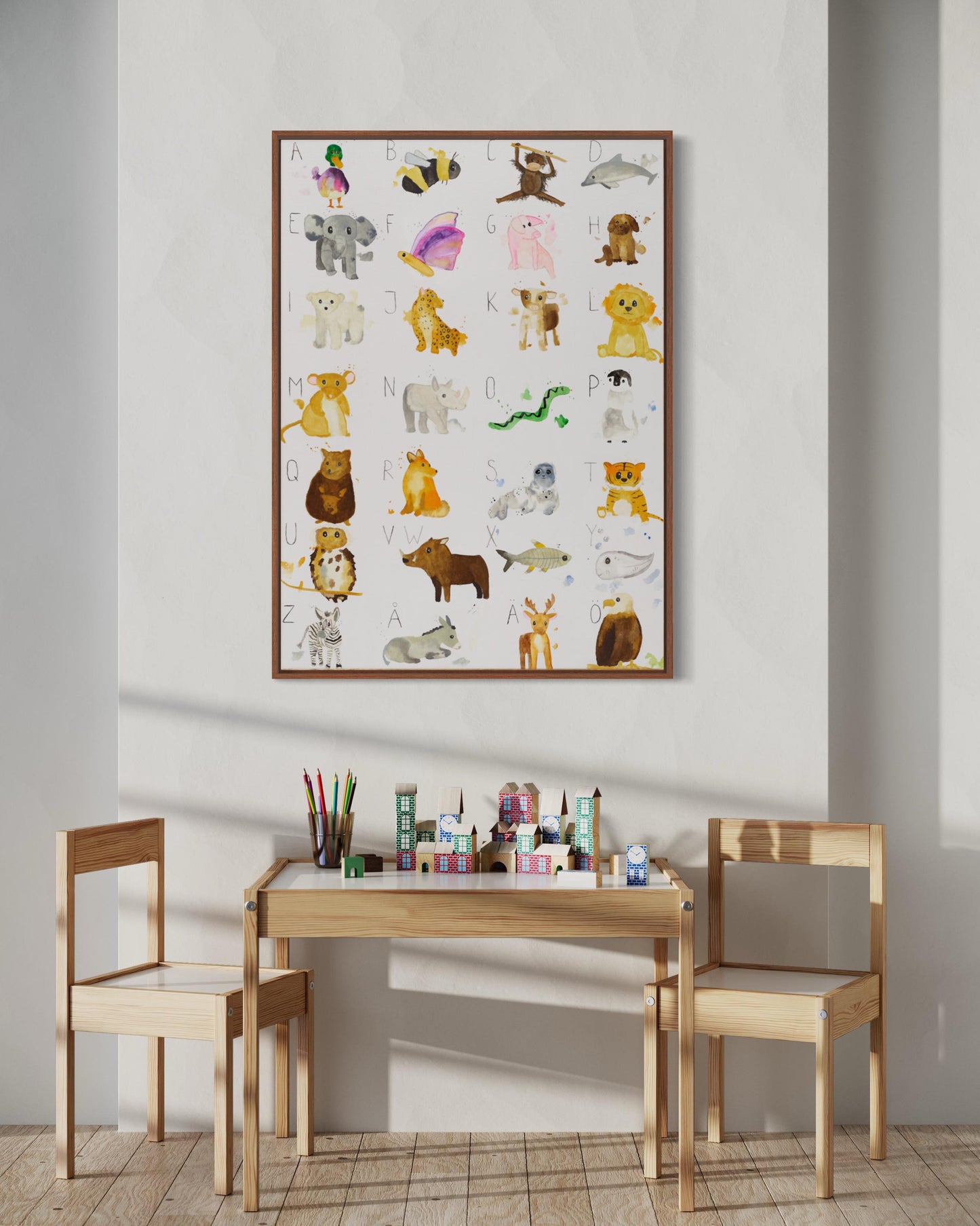 Børne ABC plakat