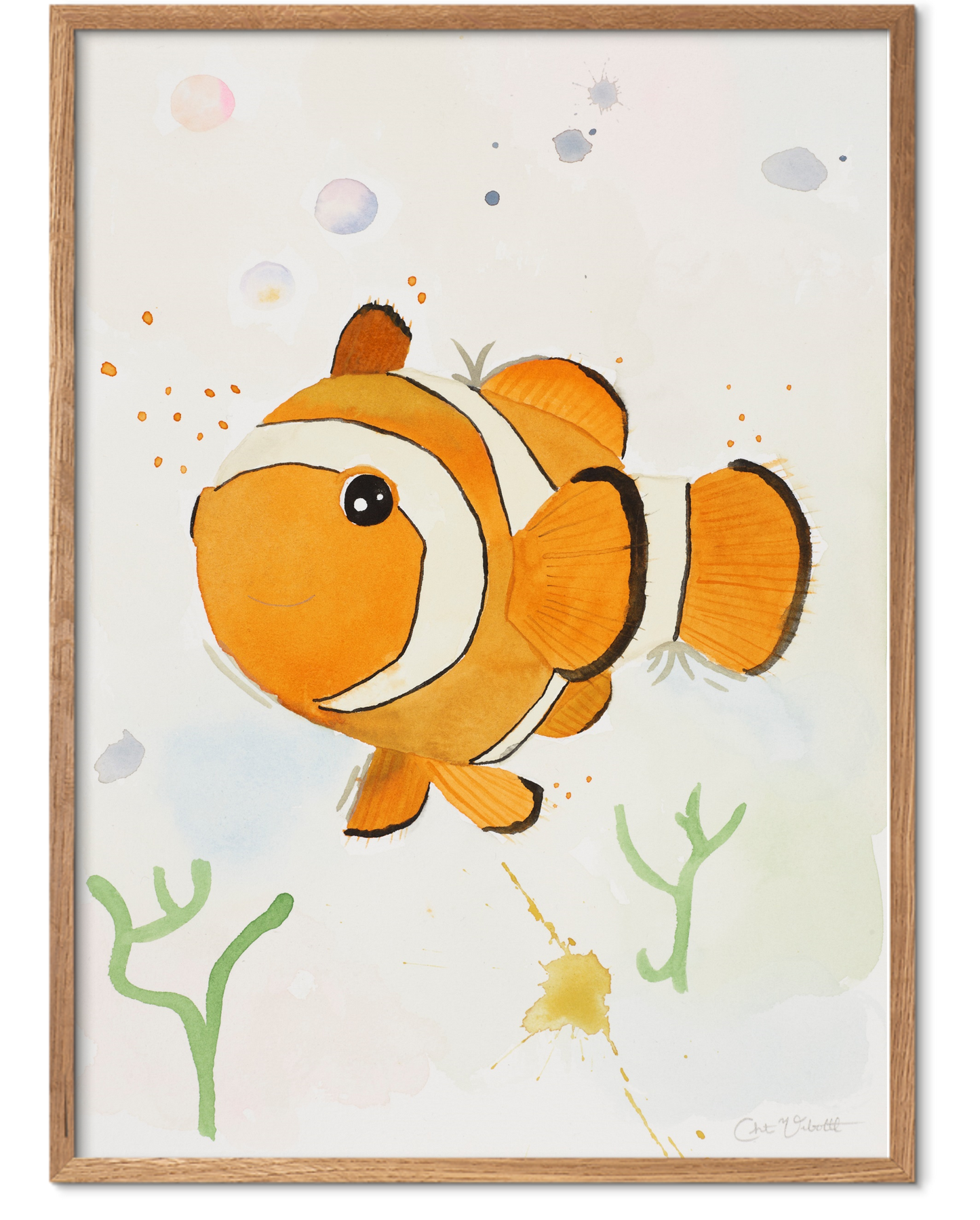 Børne Klovnfisk plakat