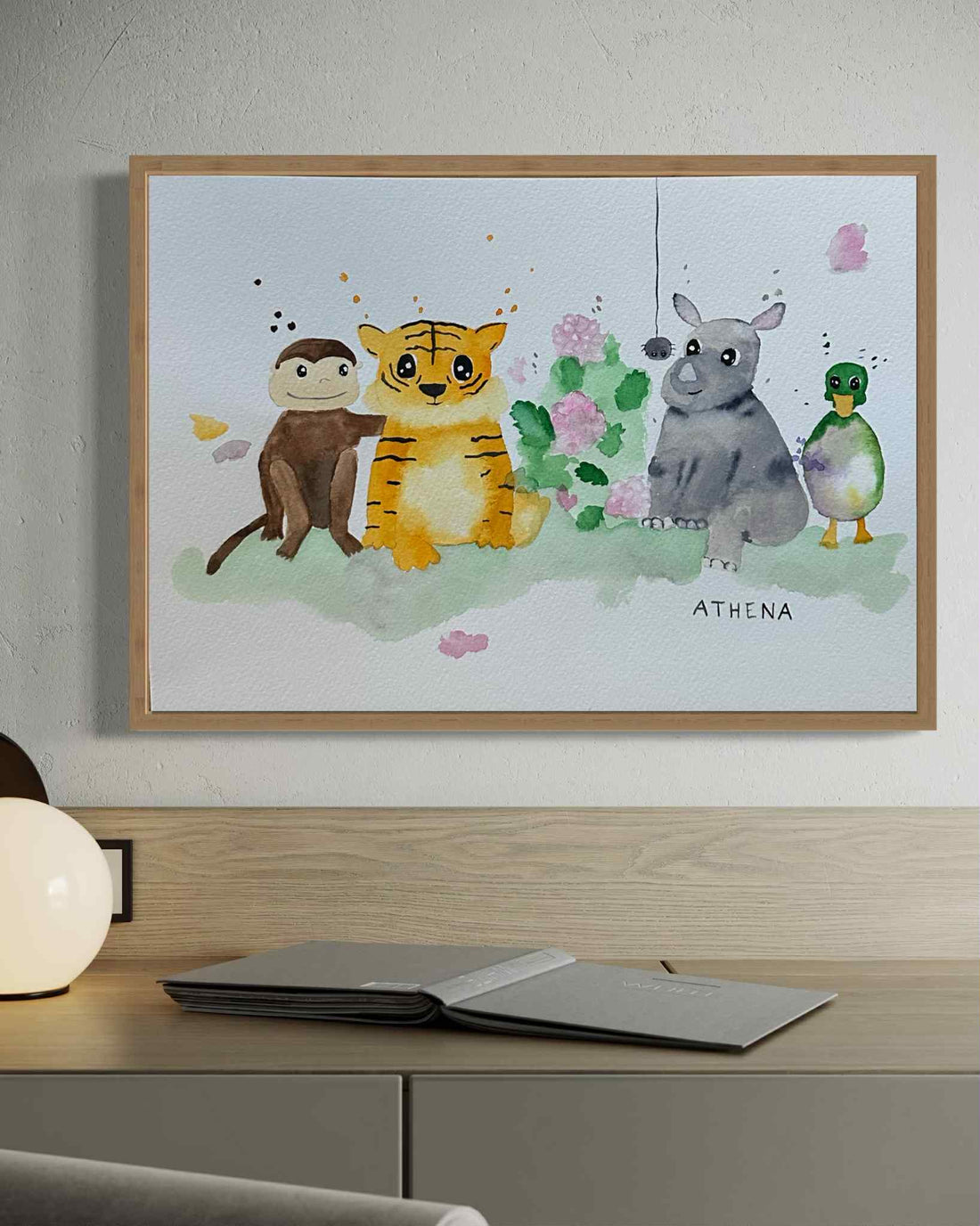 Indret med navnemaleri