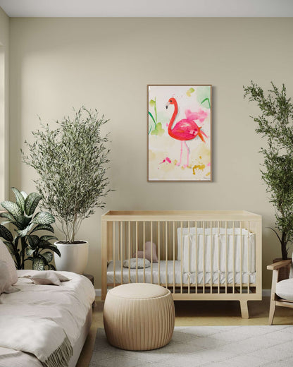 Børne Flamingo plakat