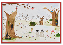 Indlæs billede til gallerivisning Børne julekalender plakat 50x70
