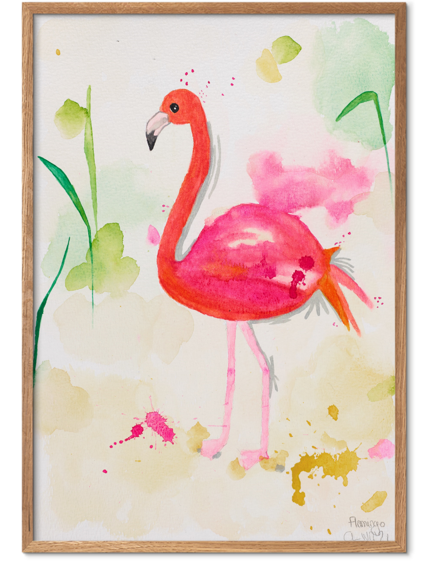 Flamingo Poster Barn